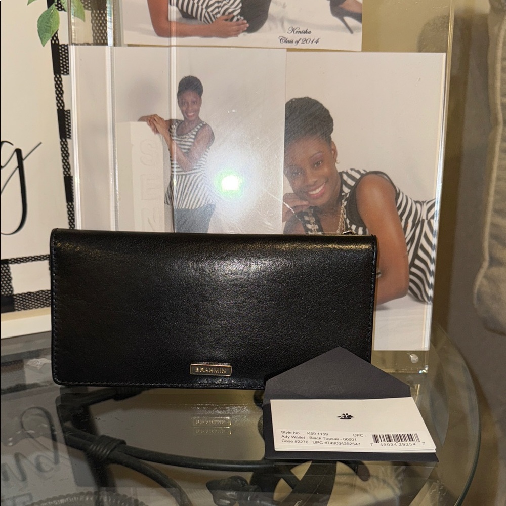 Brahmin Ady Wallet Black Topsail